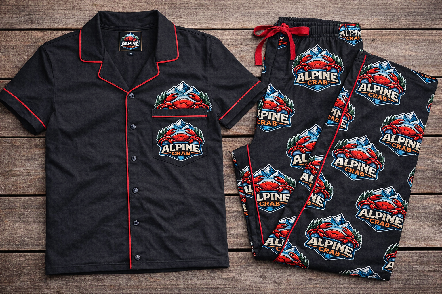 Alpine Crab Pajama Set
